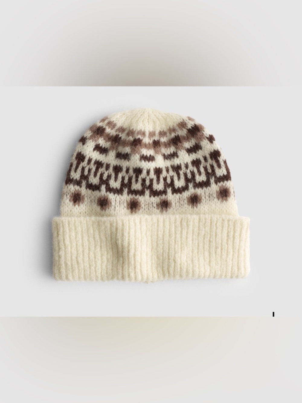 NWT MADEWELL Fair Aisle Cuffed Beanie